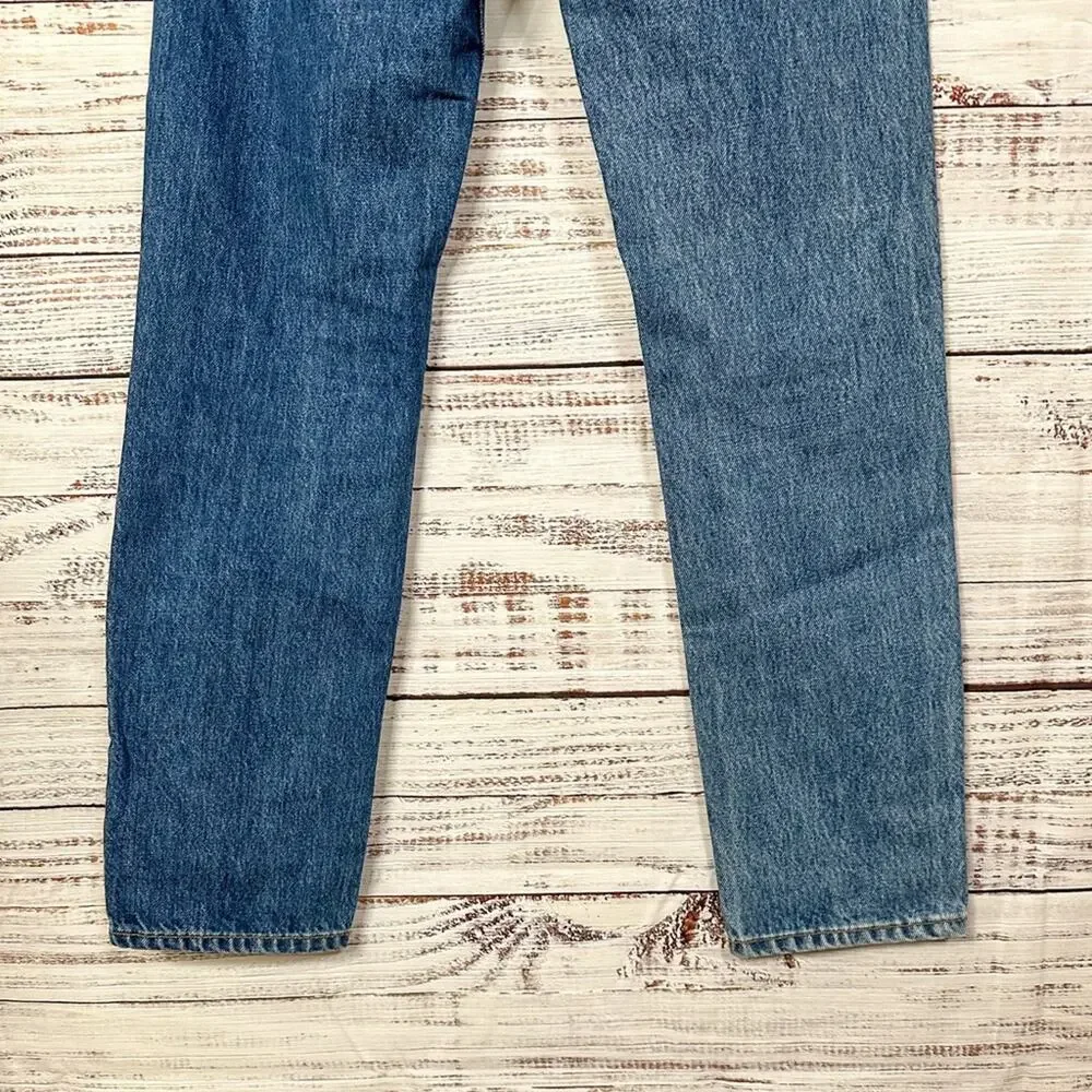 Re/Done Jeans Academy Fit High Rise Straight Leg, EUC, Size 26, MSRP $395